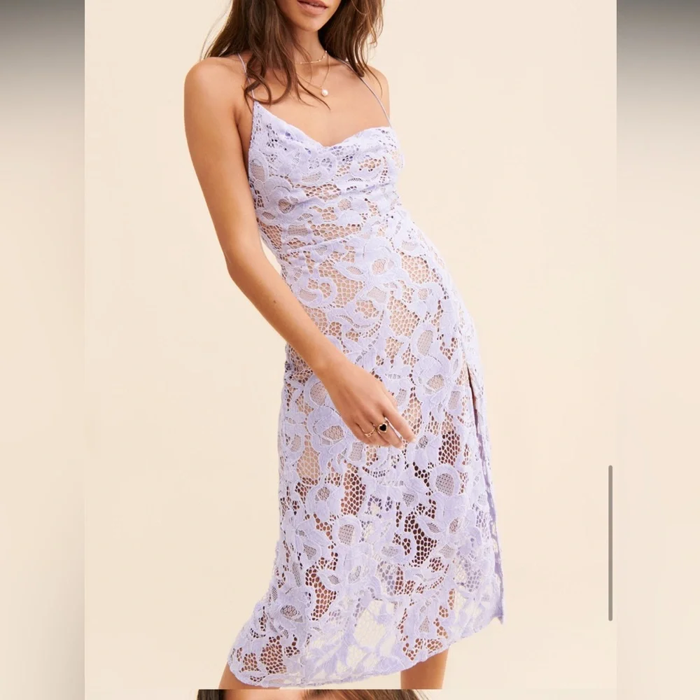 New | For Love and Lemons Rosemary Midi Dress Small - Picture 1 of 6